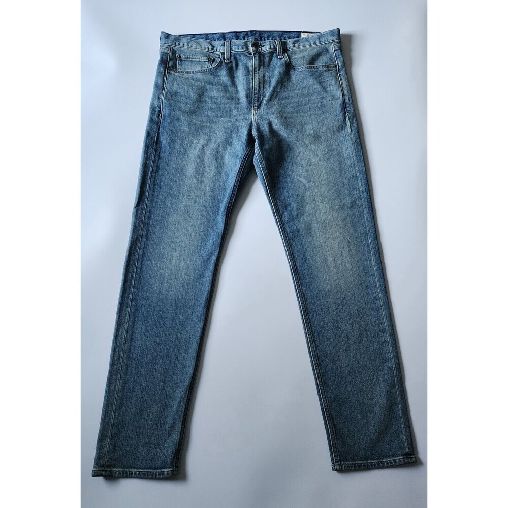 rag & bone Men's Straight Jeans - Blue